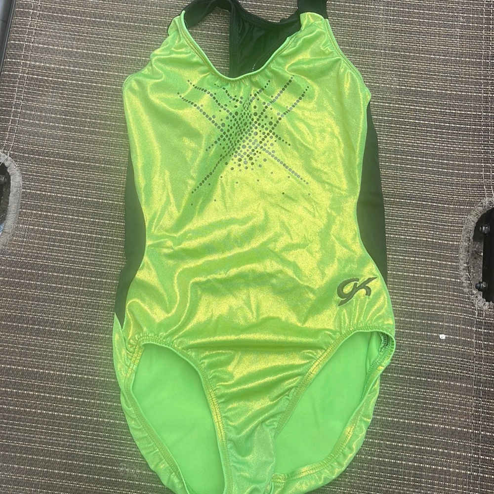 GK Adult XS neon yellow/green and black Leo